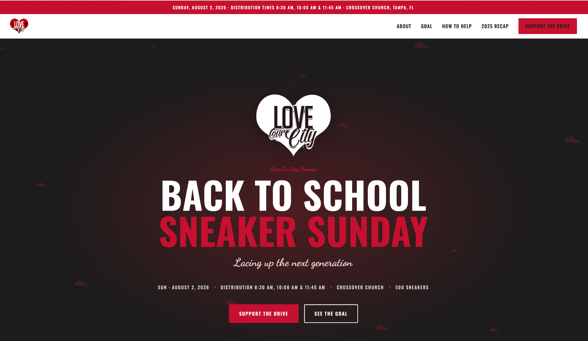 Love Our City website preview